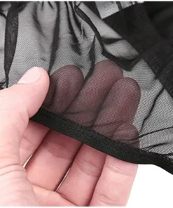 Merry See Leather Onden Zipper Sexy Panties