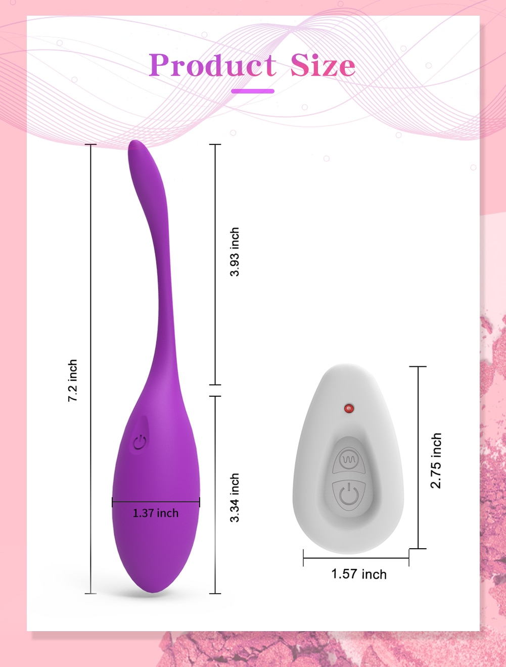 Wireless APP Control Vibrating Egg Vibrator