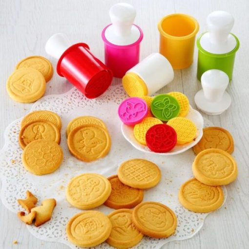 Tampon et emporte-pièce antiadhésifs pour biscuits