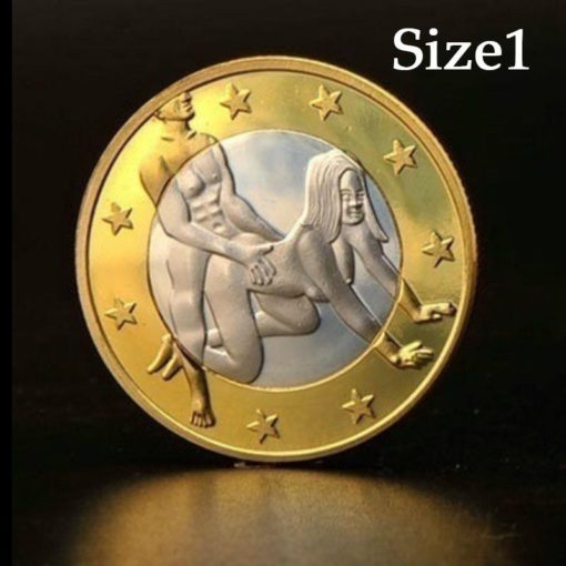 ʻO nā kālā Sexy Replica Gold Coin Decorative Meta Gold Plated Souvenir Coin