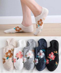 Shallow Mouth Breathable Ladies Socks