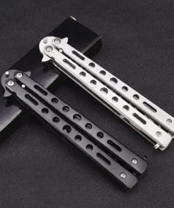 Stainless Steel Butterfly Knife Comb Trainer