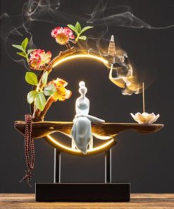 Handmade Fairy Lady Waterfall Backflow Incense Burner