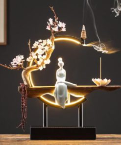 Handmade Fairy Lady Waterfall Backflow Incense Burner