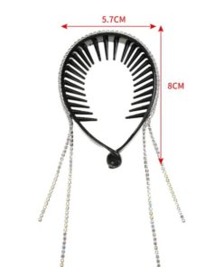 Rhinestone Hairpin Horsetail Clip