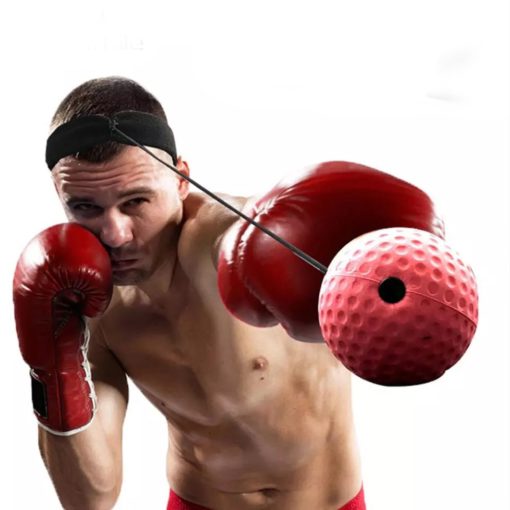 Set čelenky s boxerským reflexním míčem