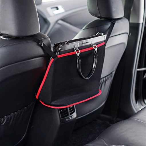I-Space-Saving Net Pocket Car Handbag Holder