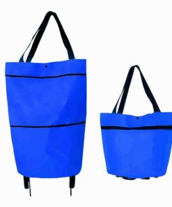 Collapsible Trolley Bags with Folding Wheels
