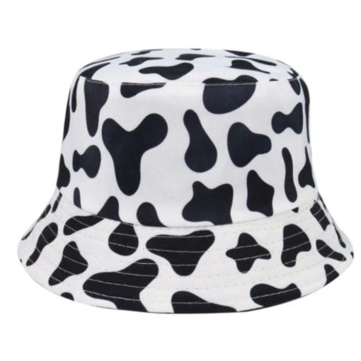 I-Cow Print Bucket Hat