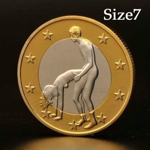 מטבעות סקסיות העתק מטבע זהב דקורטיבי מטה מצופה זהב מטבע מזכרות