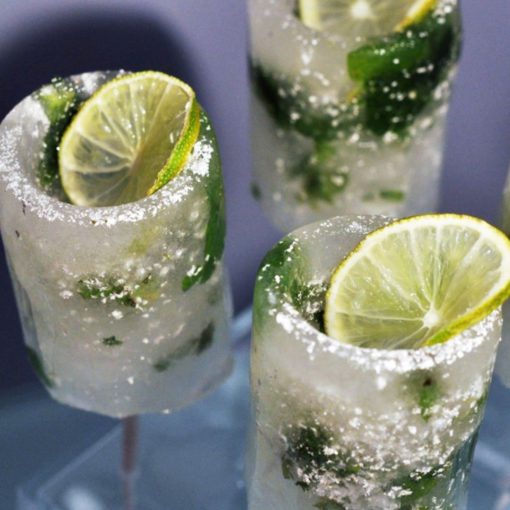 „Ice Shot“ stiklo gaminimo padėklas šaldytiems gėrimams