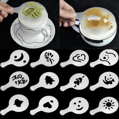 Coffee Art Stencils