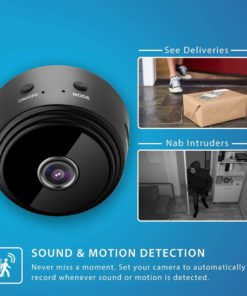 Mini Wireless WIFI Spy Camera with Sensor Night Vision