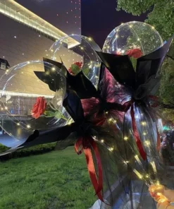 LED Luminous Balloon Rose Bouquet