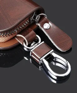 Leather Wood,CAR KEY CASE