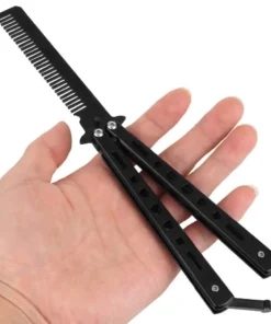 Stainless Steel Butterfly Knife Comb Trainer