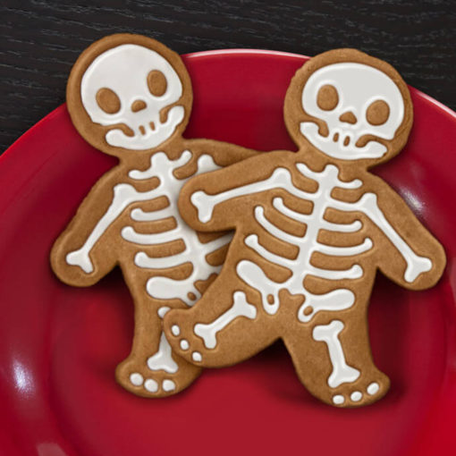 Dadlı Skeleton Gingerbread Peçenye Kəsici