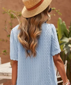 Sexy Lace V Neck Top