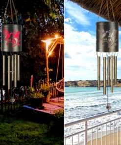 Animal Metal Wind Chime Lamp