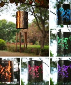 Animal Metal Wind Chime Lamp