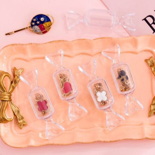 10 Pcs Permen ngawangun Jewelry Organizer Box