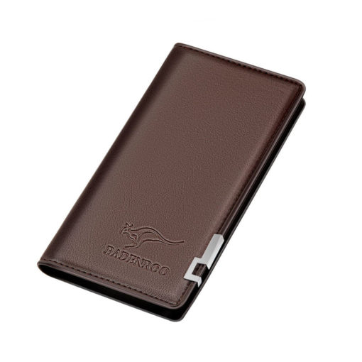 Mens Long Leather Wallet