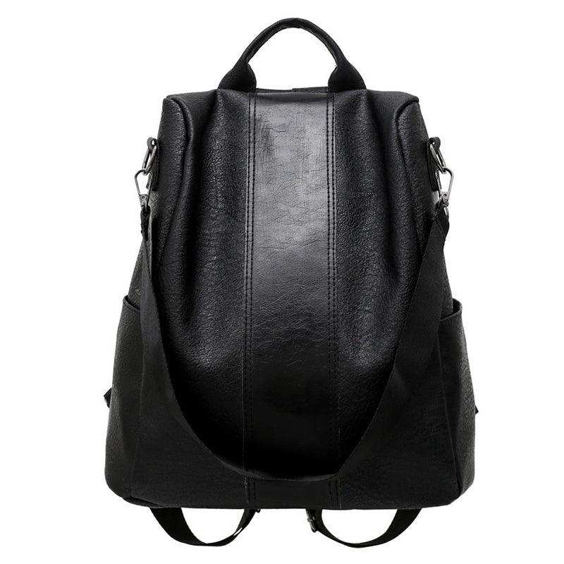 PU Leather Anti Theft Backpack