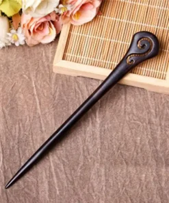 Hand Carved Ebony Clipss