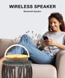 Wireless Charger Speaker Lamp