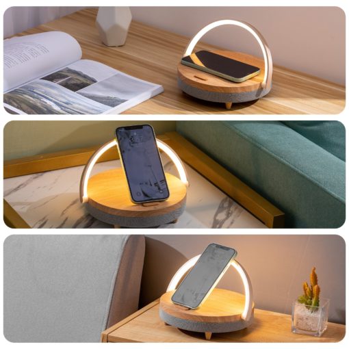 Wireless Charger Speaker Lamp