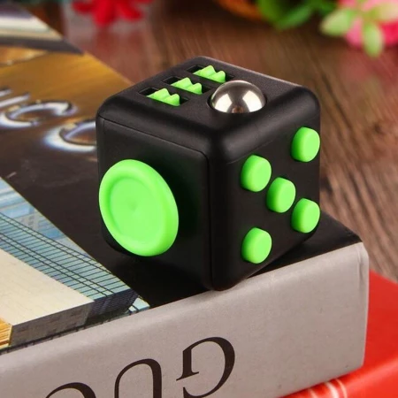 Stress Cube Fidget Speelgoed vir angsverligting