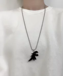 Cartoon Dinosaur Pendant Necklace
