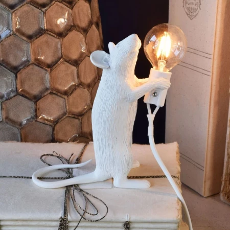 Įnoringos dervos pelės lempos su E12 lemputėmis