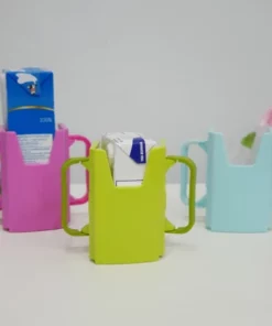 Adjustable No Squeeze Juice Box Holder