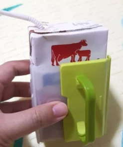 Adjustable No Squeeze Juice Box Holder