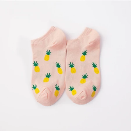 Носки унисекс до щиколотки с ананасом