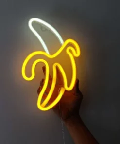 Banana Neon Sign For Wall Decor