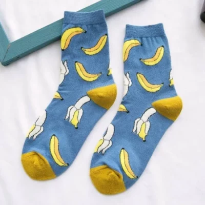 Unisex Funny Banana Socks