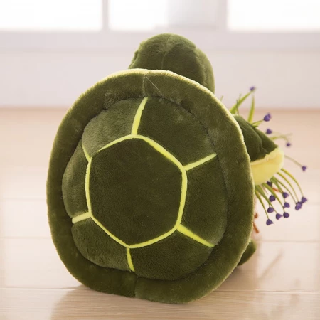 Roztomilá plyšová hračka vycpaná želva