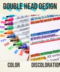 Magic Double Head Color Changing Fluorescent Pen Set