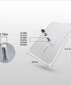 Punch-Free Non-Marking Screw Stickers