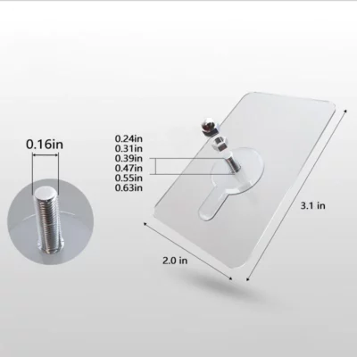 Punch-Free Non-Marking Screw Stickers