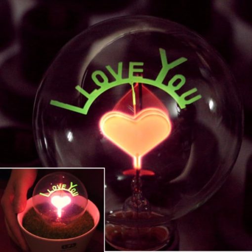 Đèn tình yêu bóng đèn Edison cổ điển trang trí