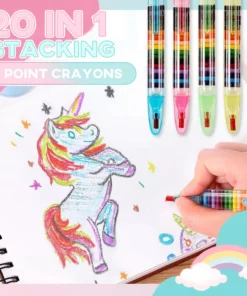 20 in 1 Stacking Point Crayons