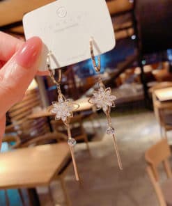 Flower Fringe Earrings