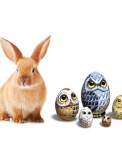 New Owl Nesting Egg Easter Gift