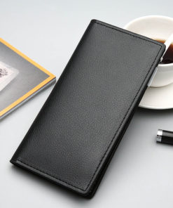 Mens Long Leather Wallet