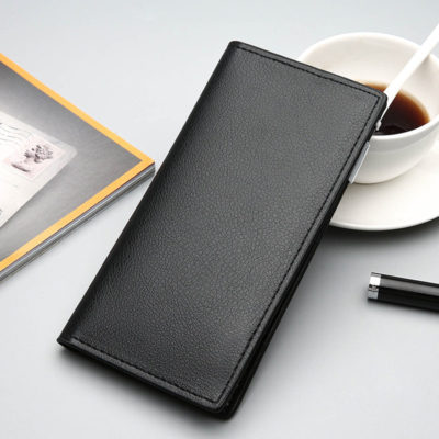 Mens Long Leather Wallet