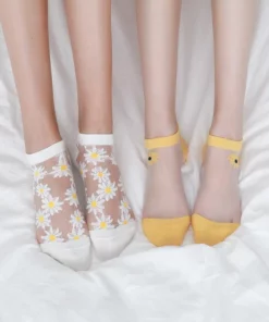 Translucent Daisy Socks