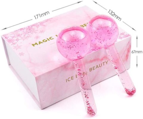 2 Pcs Facial Massager Ice Globes